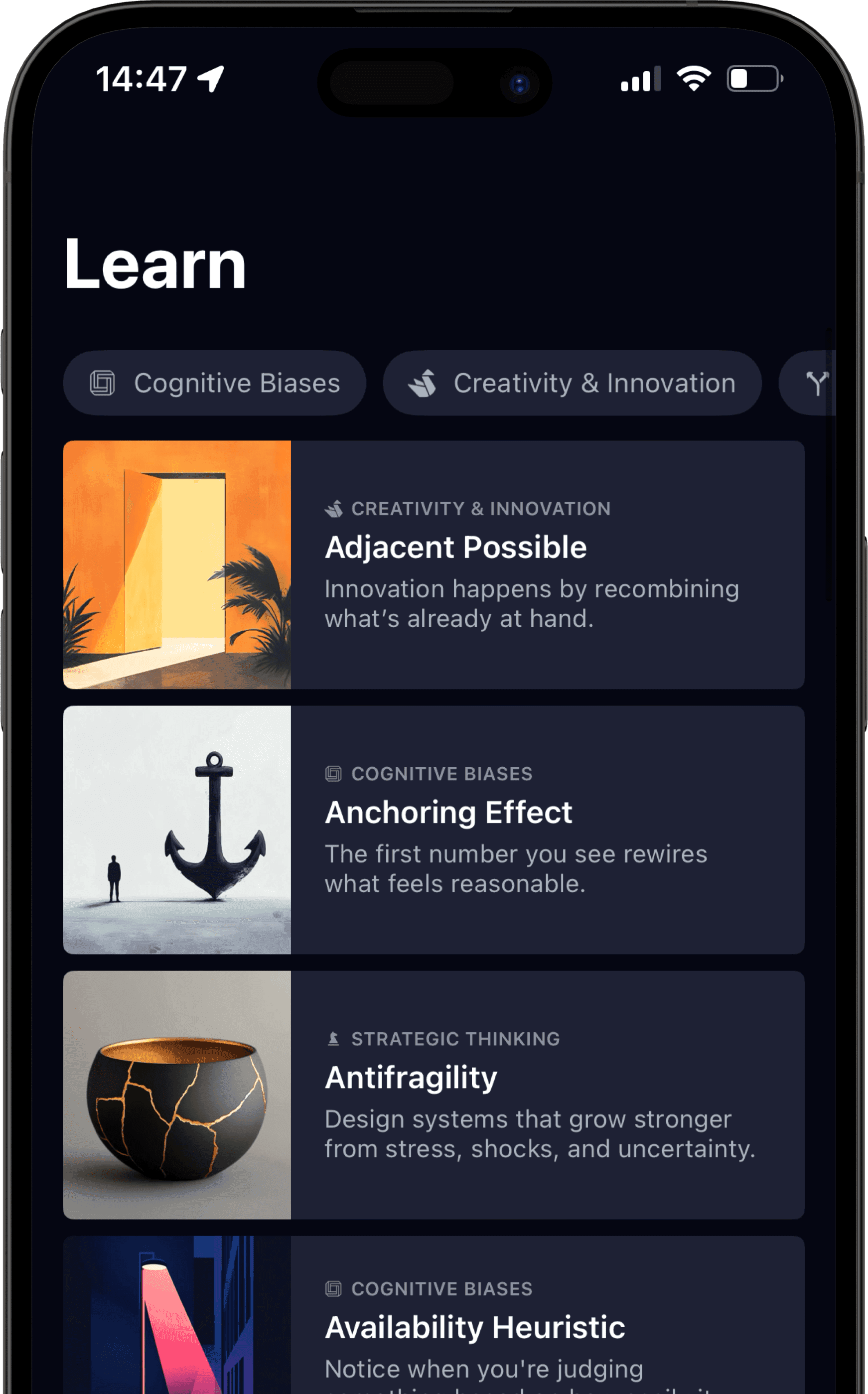 Examined Self app screenshot