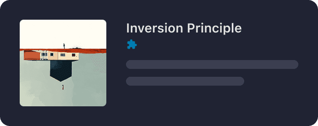 Inversion Principle